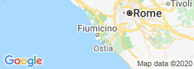 Fiumicino Isola Sacra map